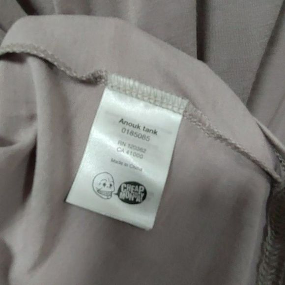 NWT Cheap Monday Women's Dusk Gray ANOUK Tank Top Size Large - Picture 8 of 14